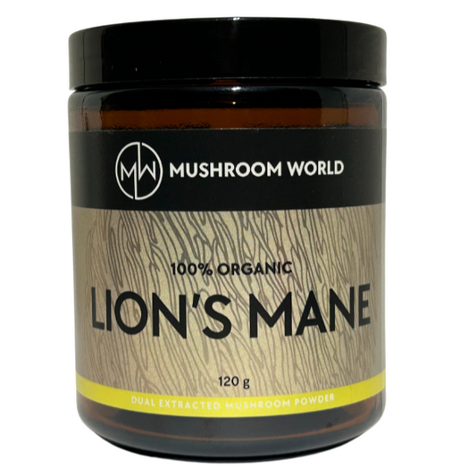 Organic Lion's Mane Mushroom Powder, 120g